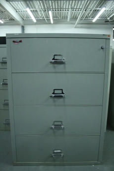 Used FireKing 4 Drawer Lateral Filing Cabinet